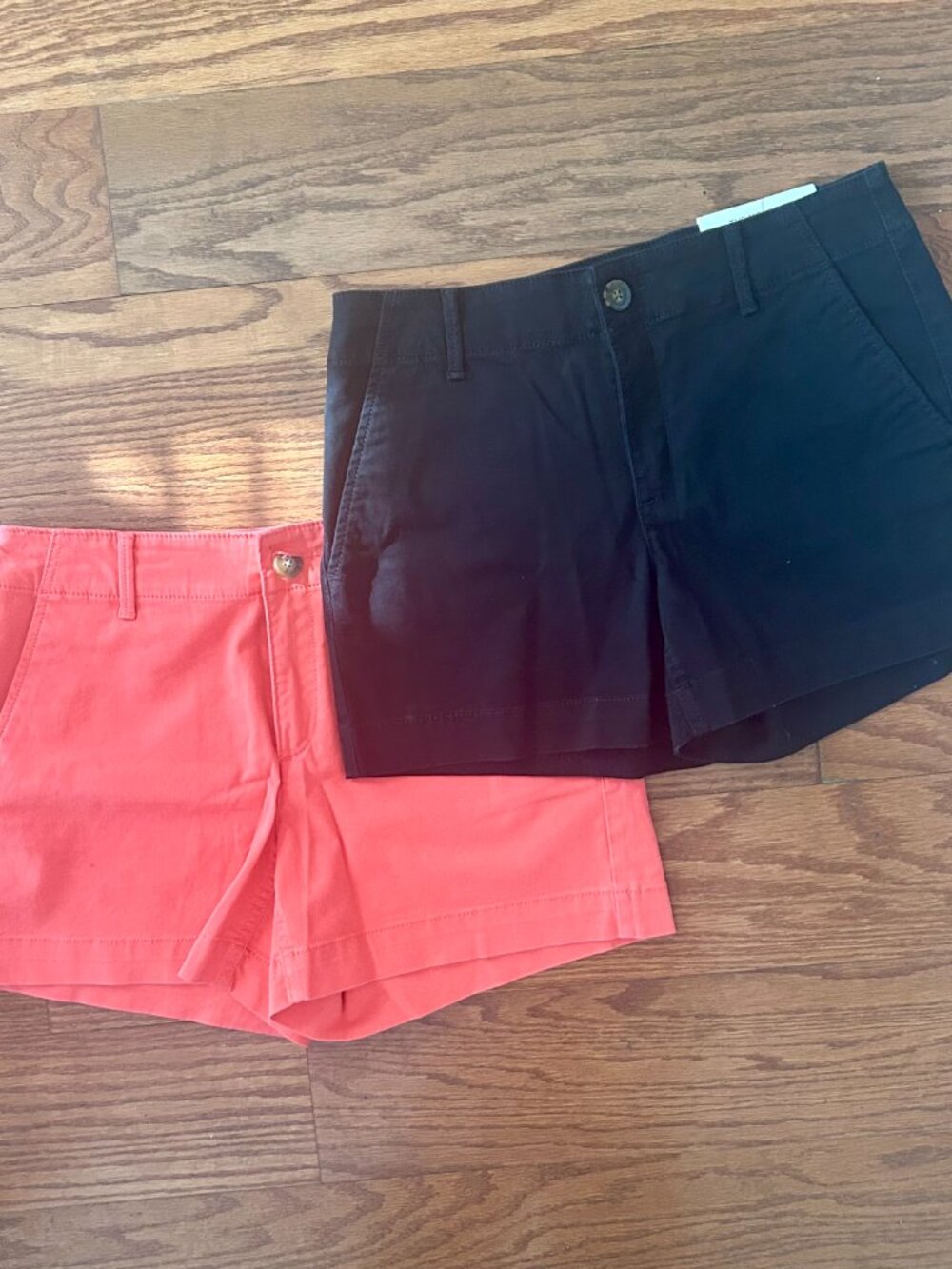 NWT Bundle LOFT Monroe 4” Chino Shorts Women’s Size 2 Two Pair Casual Summer - Picture 2 of 15